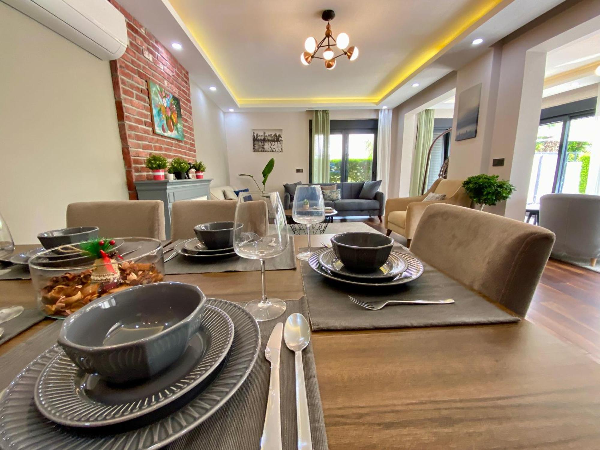 Villa Annabèll1 Havuzlu Jakuzili Triplex Lux villa Belek Extérieur photo