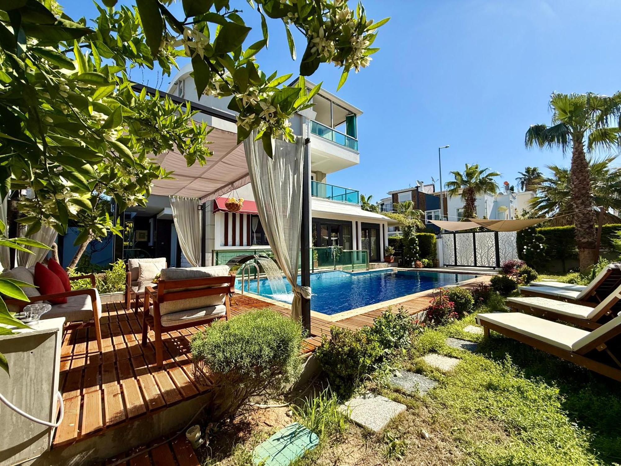 Villa Annabèll1 Havuzlu Jakuzili Triplex Lux villa Belek Extérieur photo